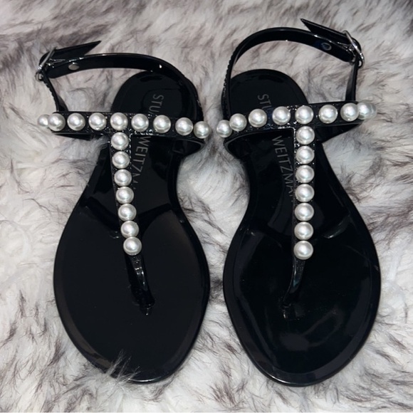 Stuart Weitzman
Women's Goldie Embellished Jelly Sandals - Picture 3 of 8